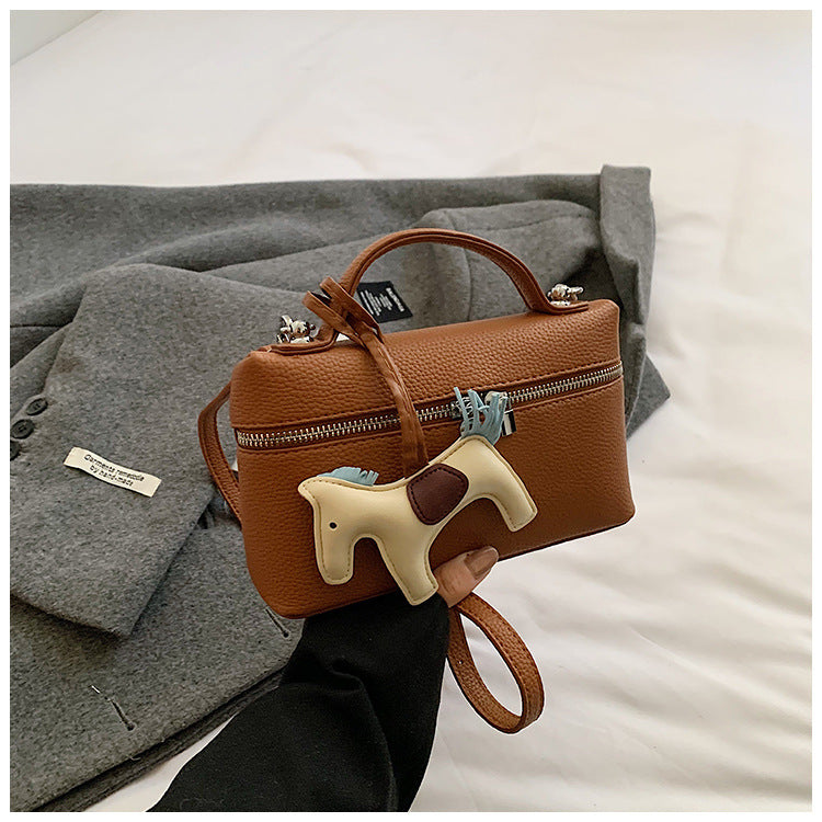 New Hand-Carrying Bag Women's Simple Fashion Small Square Bag All-Match Messenger Bag