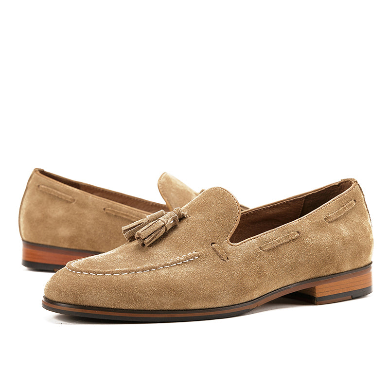 Casual breathable leather handmade shoes