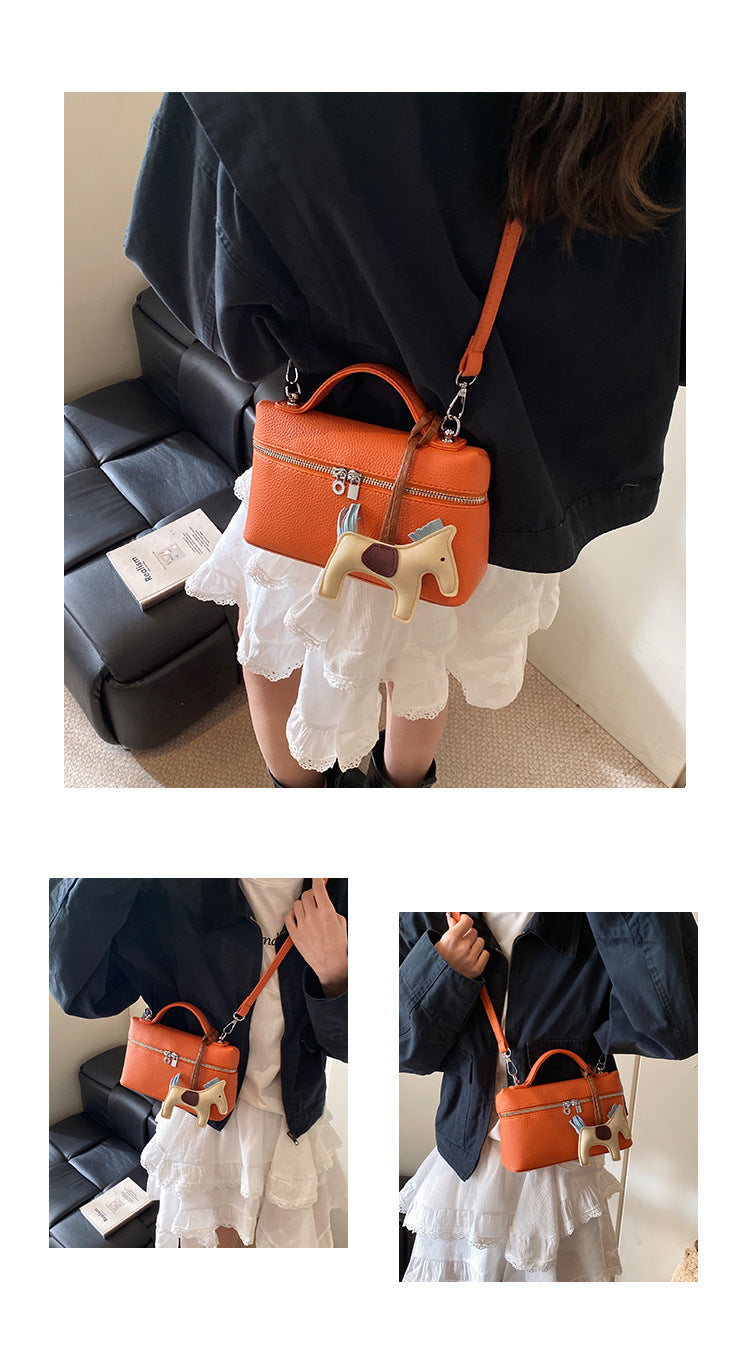 New Hand-Carrying Bag Women's Simple Fashion Small Square Bag All-Match Messenger Bag