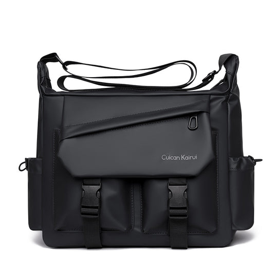 Trendy Functional Crossbody Bag Casual Versatile High-end Commuter Men's Bag