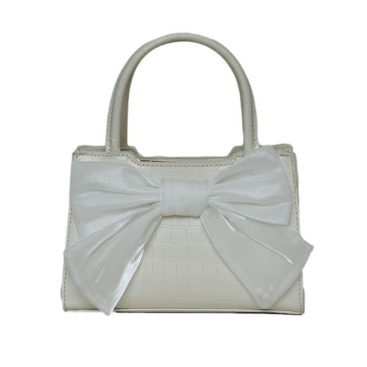 Bowknot Single Shoulder Crossbody Small Square Bag
