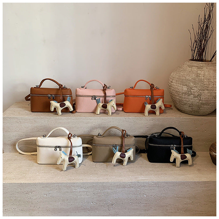 New Hand-Carrying Bag Women's Simple Fashion Small Square Bag All-Match Messenger Bag