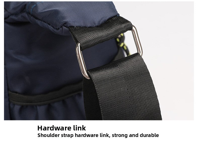 Oxford Cloth Men's Bag Trendy Single Shoulder Casual Bag Waterproof Lightweight Travel Bag Multi-layer Storage Crossbody Bag Wholesale