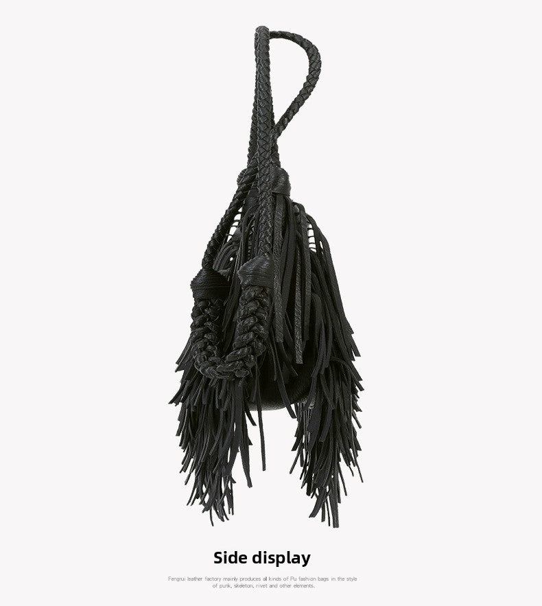 Messenger Bag Vintage Satchel Women's Tassel Bag Fashion Shoulder Bag New Handmade Bag